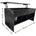 Τραπεζάκι σαλονιού Vivian 100x48x50