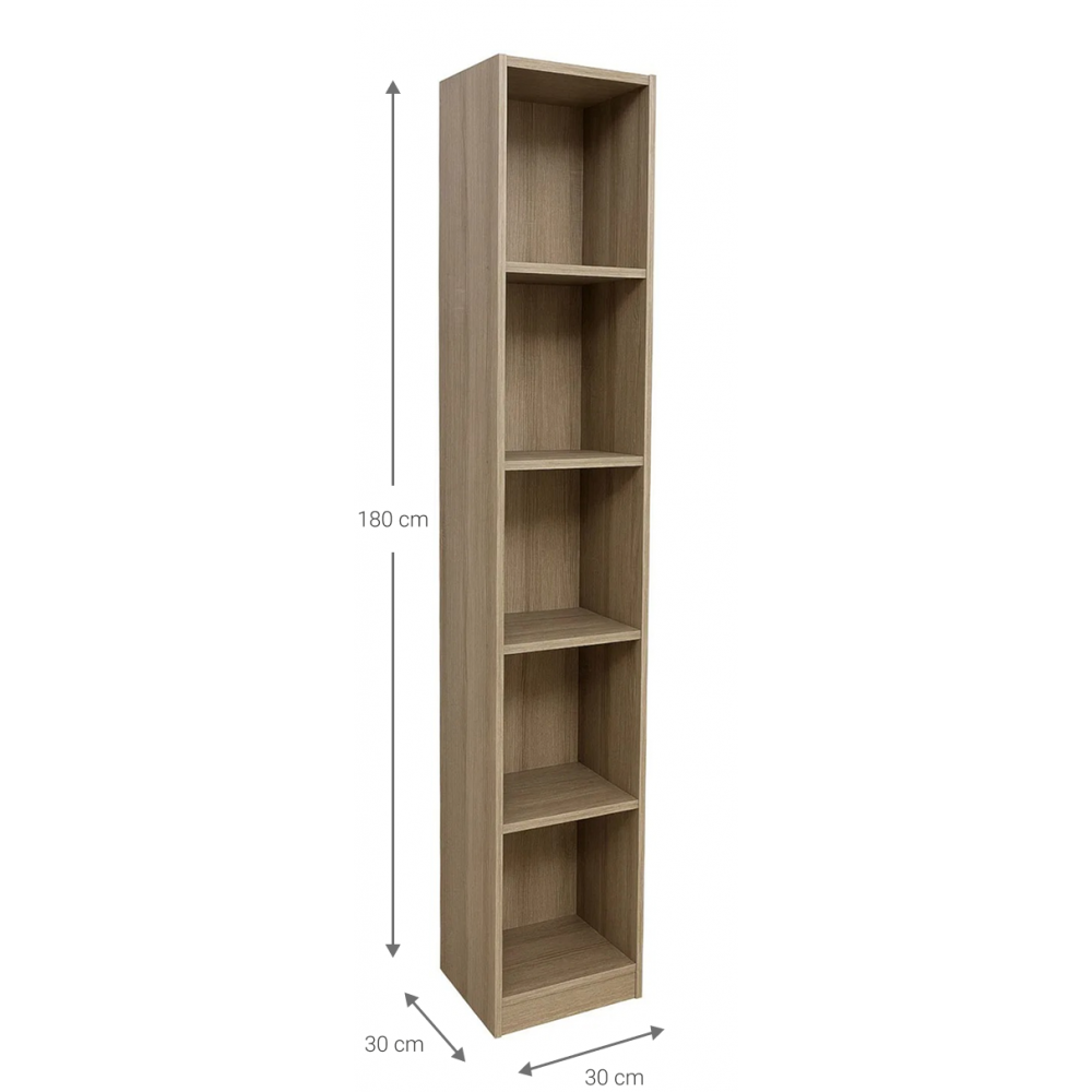 Βιβλιοθήκη Eliot 5s slim 30x30x180