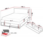 Κρεβάτι Sigma-120 x 200