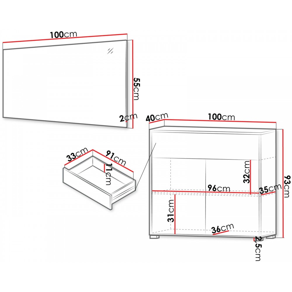 Έπιπλο υποδοχής Gesita VI-Leuko