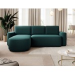 Γωνιακός καναπές Luxora-Prasino-Αριστερή