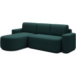 Γωνιακός καναπές Luxora-Prasino-Αριστερή