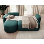 Γωνιακός καναπές Luxora-Prasino-Αριστερή