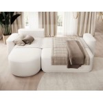 Γωνιακός καναπές Luxora-Leuko-Αριστερή