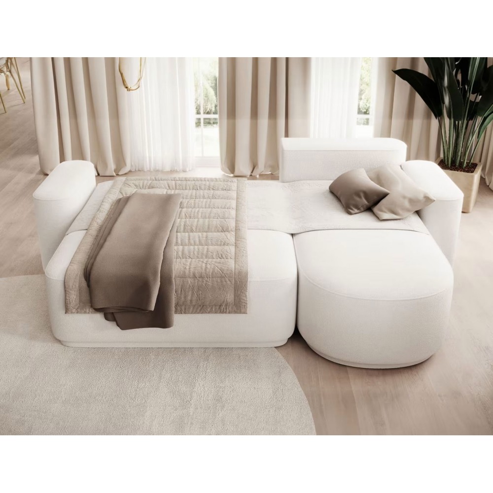 Γωνιακός καναπές Luxora-Leuko-Δεξιά