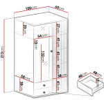 Ντουλάπα Cali δίφυλλη