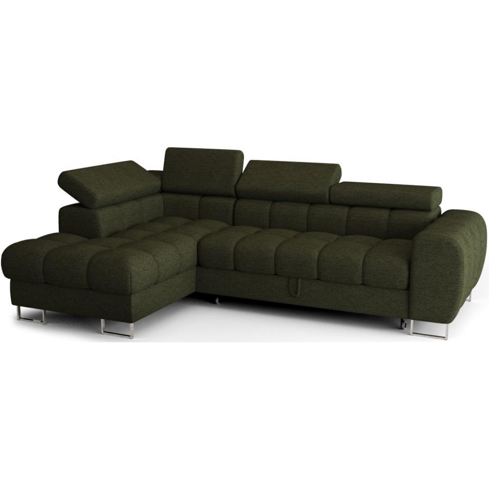 Γωνιακός καναπές Lordy mini-Prasino-Αριστερή