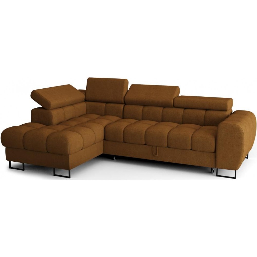 Γωνιακός καναπές Lordy mini-Portokali-Αριστερή