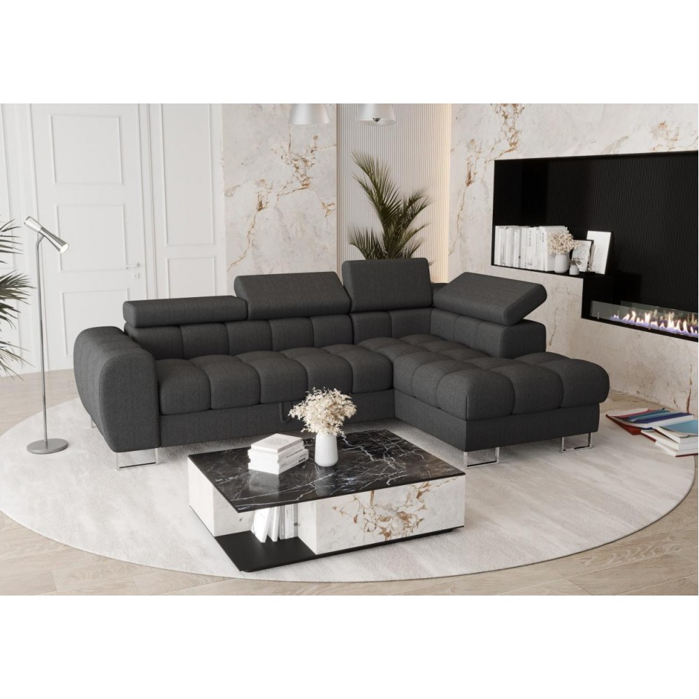 Γωνιακός καναπές Lordy mini-Gkri-Δεξιά