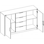 Συρταριέρα Corina 2D