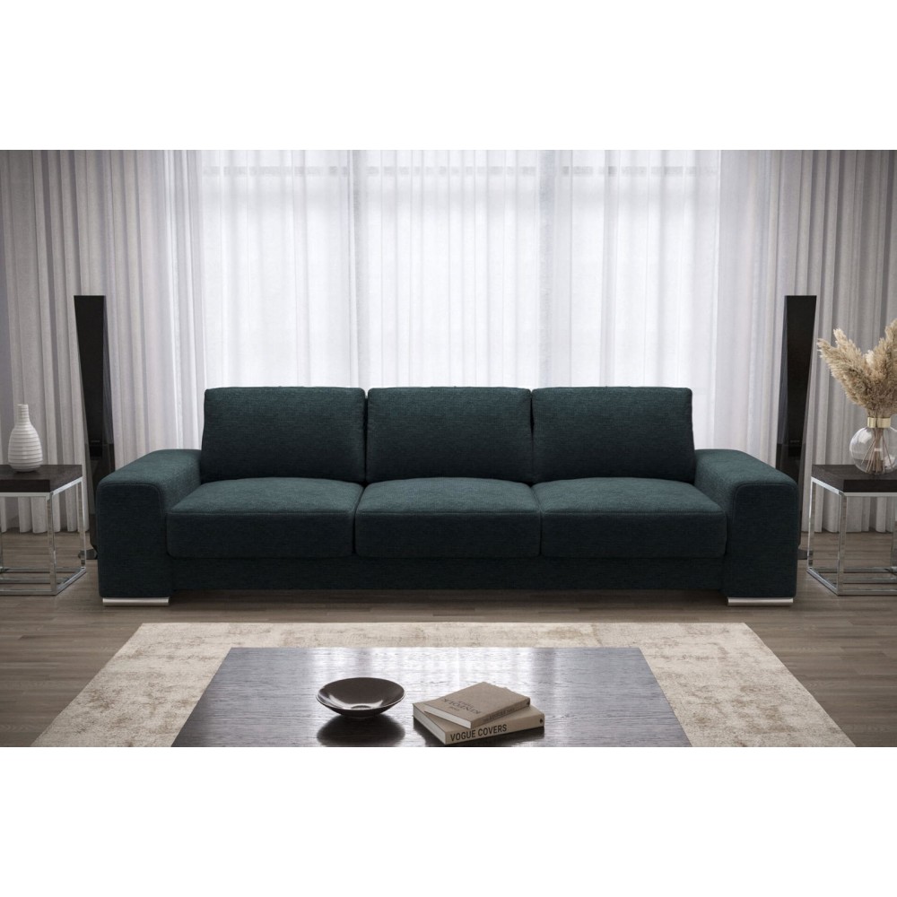 Καναπές - κρεβάτι Flago τριθέσιος-Mple Skouro