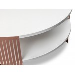 Τραπεζάκι σαλονιού Fikoli Ember-Leuko