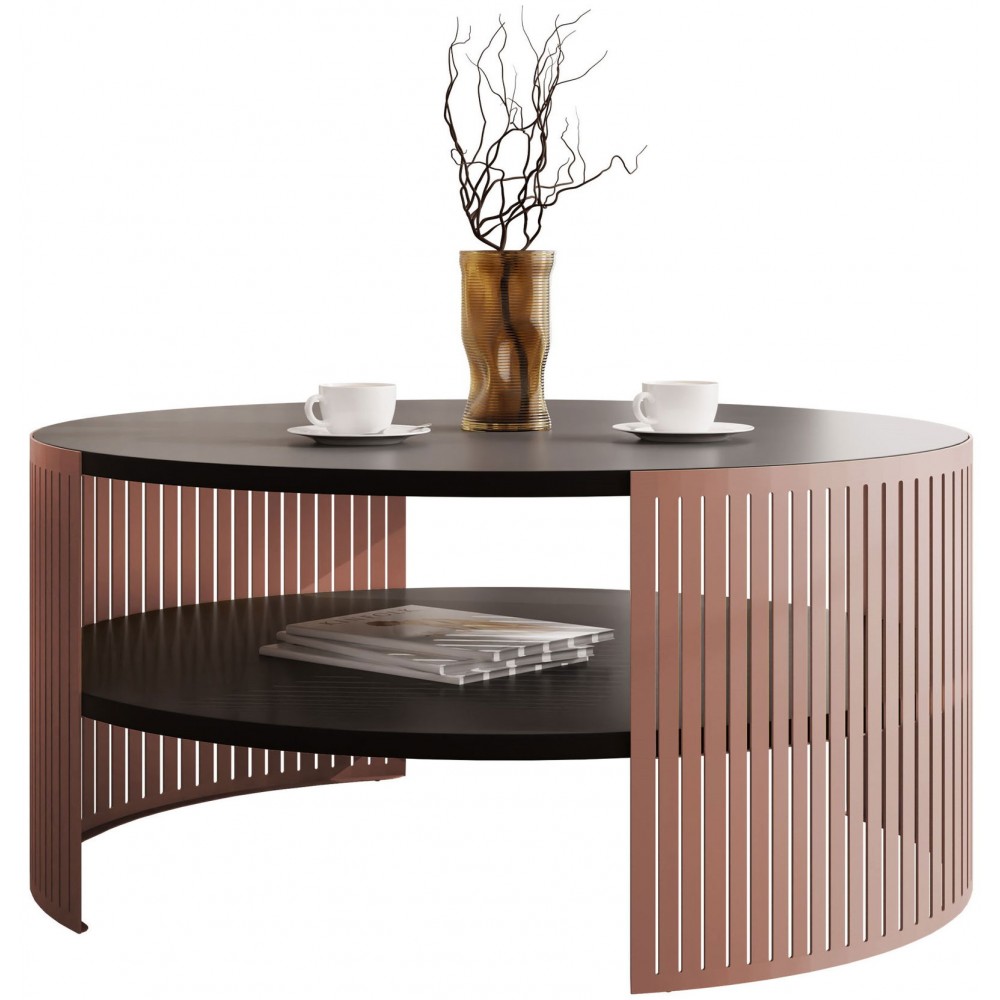 Τραπεζάκι σαλονιού Fikoli Ember-Mauro