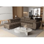 Γωνιακός καναπές Lordy-Mpez Skouro-Αριστερή