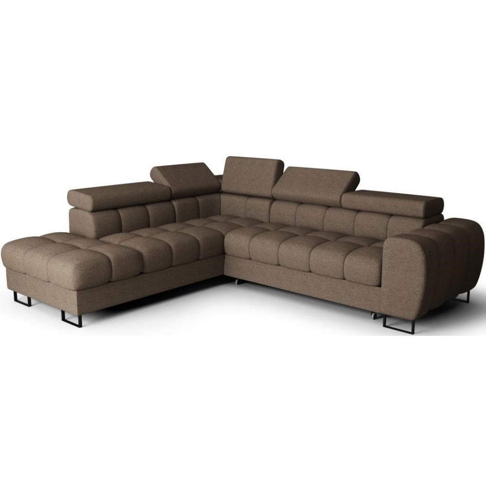 Γωνιακός καναπές Lordy-Mpez Skouro-Αριστερή