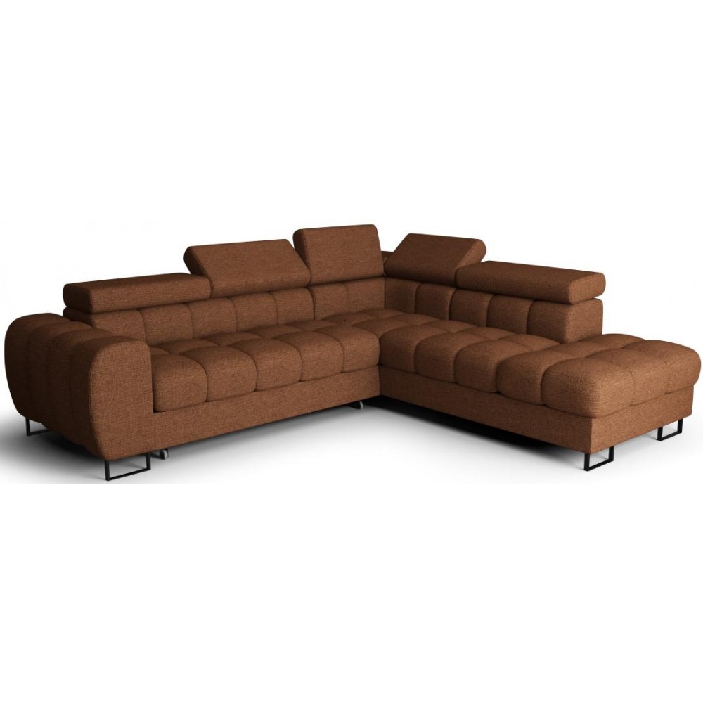 Γωνιακός καναπές Lordy-Portokali-Δεξιά