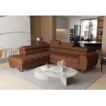 Γωνιακός καναπές Lordy-Portokali-Αριστερή