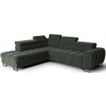 Γωνιακός καναπές Lordy-Prasino-Αριστερή