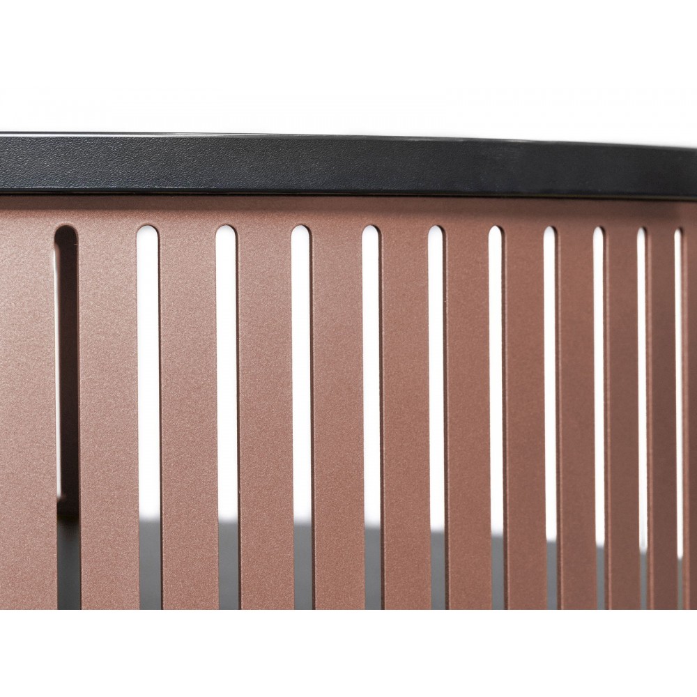 Τραπεζάκι σαλονιού Roenni Ember-Leuko Marmaro