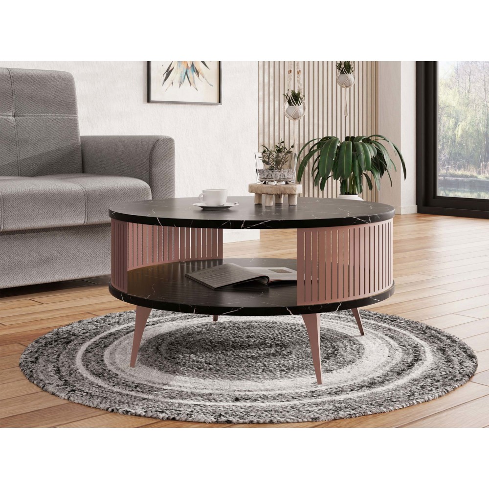 Τραπεζάκι σαλονιού Roenni Ember-Mauro Marmaro