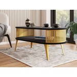 Τραπεζάκι σαλονιού Roenni Gold-Mauro