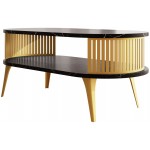 Τραπεζάκι σαλονιού Roenni Gold-Mauro Marmaro