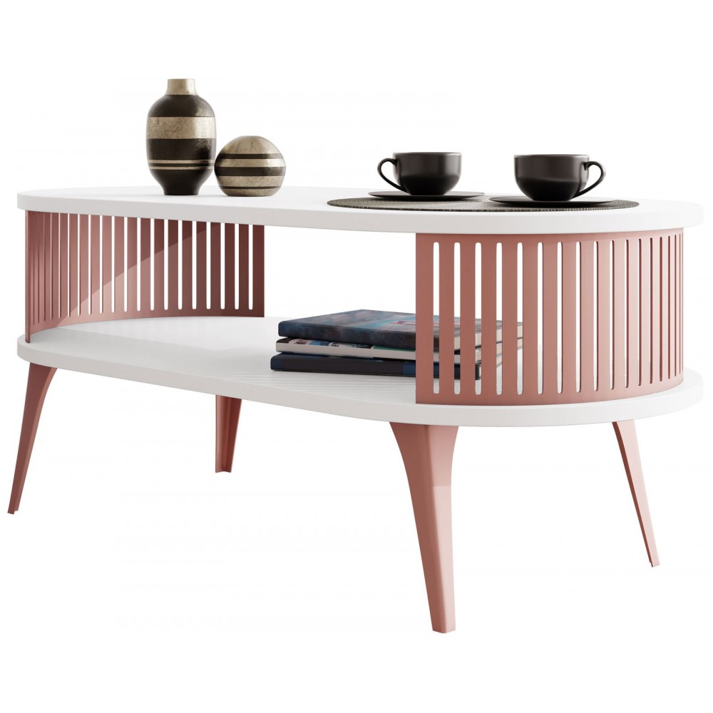 Τραπεζάκι σαλονιού Roenni Ember ΙΙ-Leuko