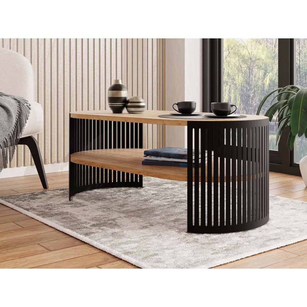 Τραπεζάκι σαλονιού Fikoli I-Leuko Marmaro