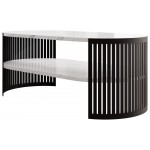 Τραπεζάκι σαλονιού Fikoli I-Leuko Marmaro