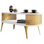 Τραπεζάκι σαλονιού Fikoli GD II-Leuko