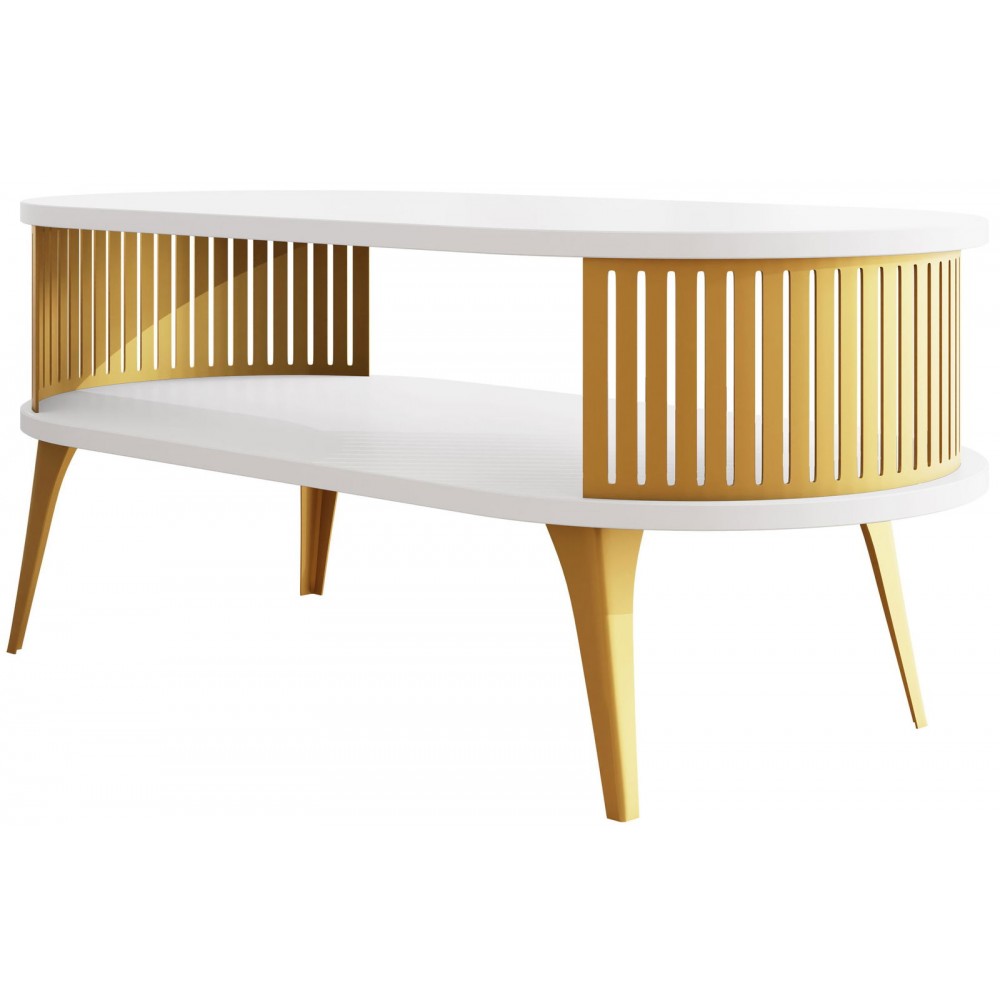 Τραπεζάκι σαλονιού Fikoli GD II-Leuko