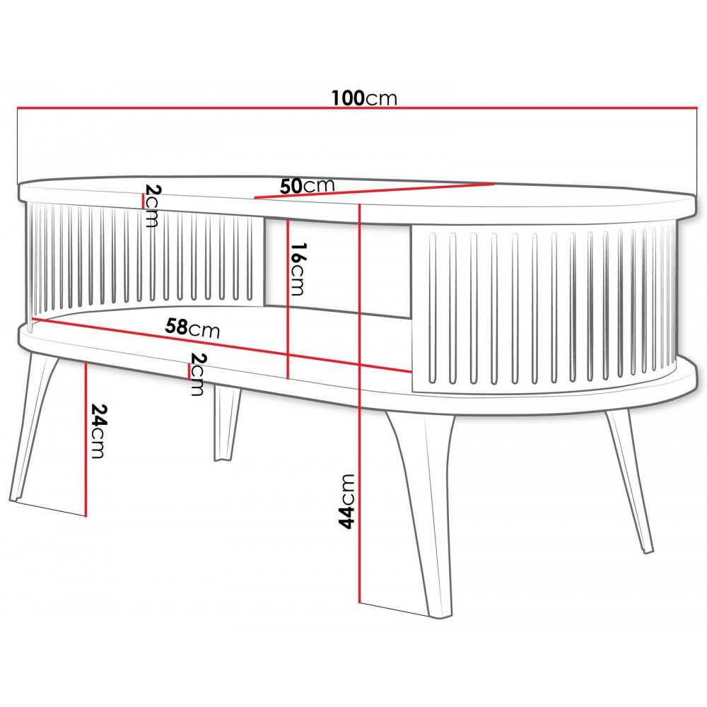 Τραπεζάκι σαλονιού Fikoli GD II-Mauro