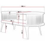 Τραπεζάκι σαλονιού Fikoli GD II-Leuko Marmaro
