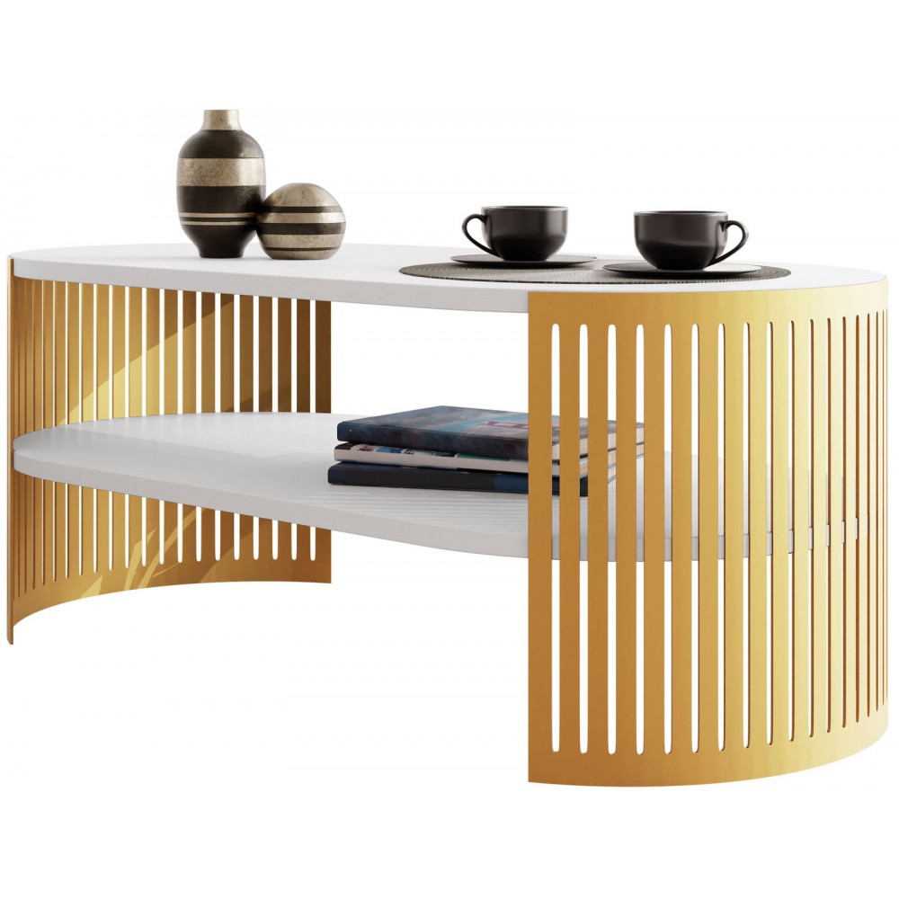 Τραπεζάκι σαλονιού Fikoli GD I-Leuko