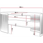 Τραπεζάκι σαλονιού Fikoli Ember II-Mauro