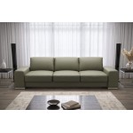 Καναπές - κρεβάτι Flago τριθέσιος LTHR-Ladi
