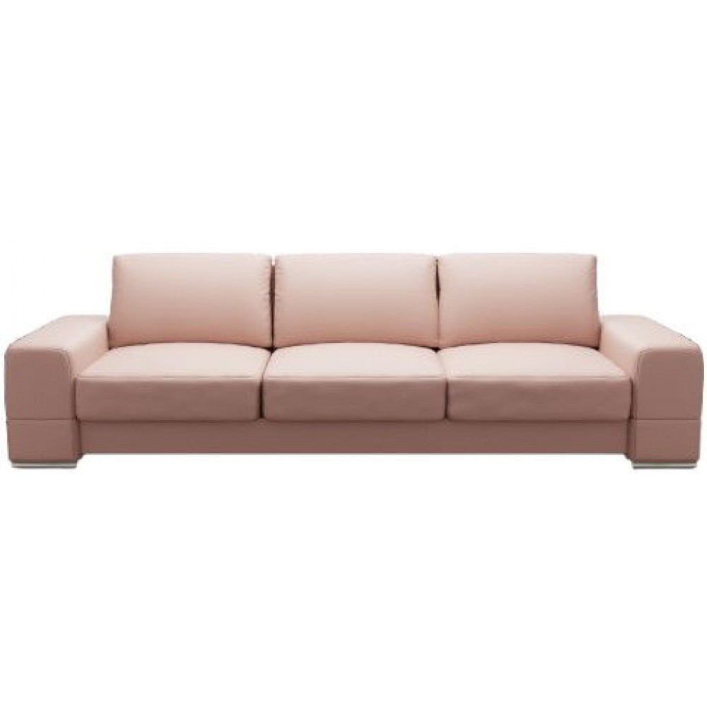 Καναπές - κρεβάτι Flago τριθέσιος LTHR-Roz