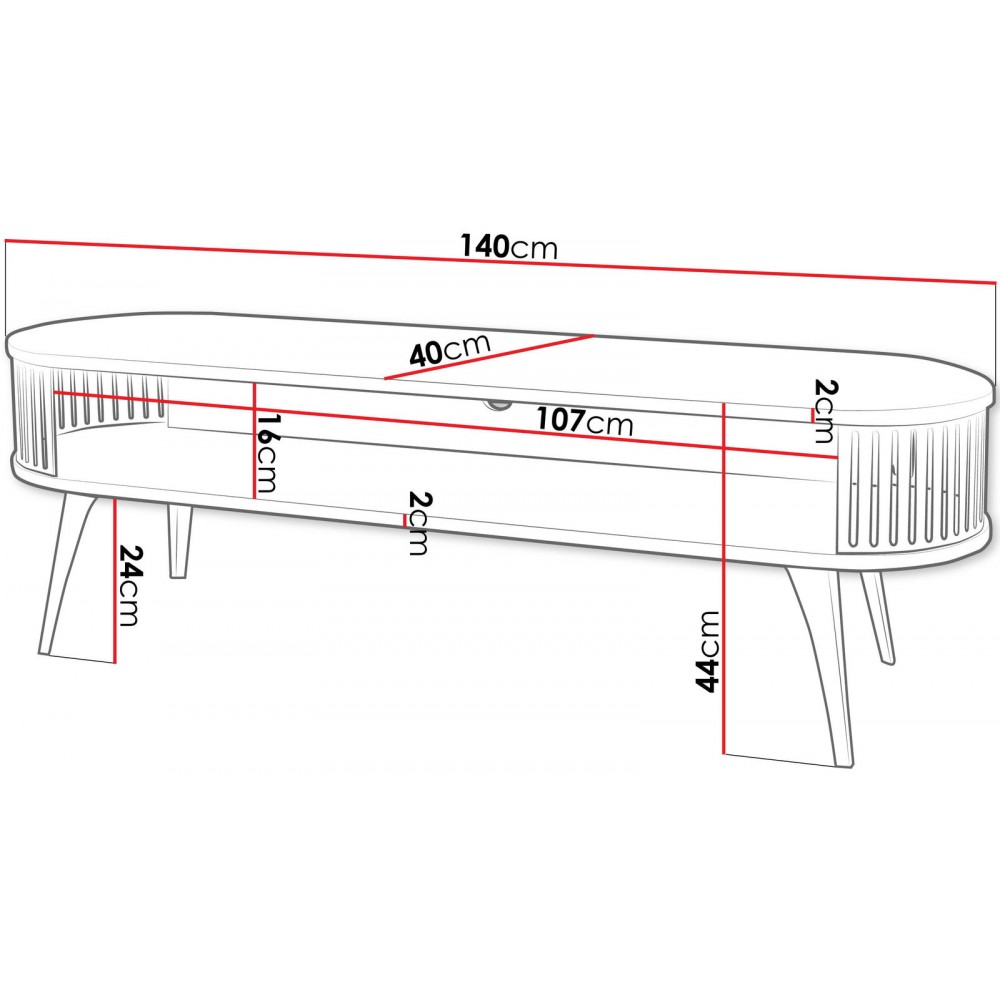 Έπιπλο τηλεόρασης Roenni Ember-Mauro