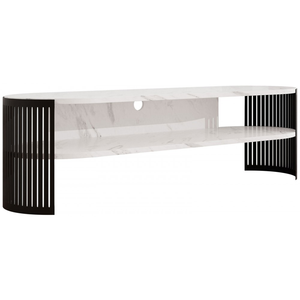 Έπιπλο τηλεόρασης Fikoli-Leuko Marmaro