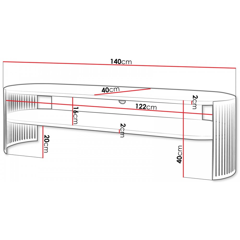 Έπιπλο τηλεόρασης Fikoli-Mauro Marmaro