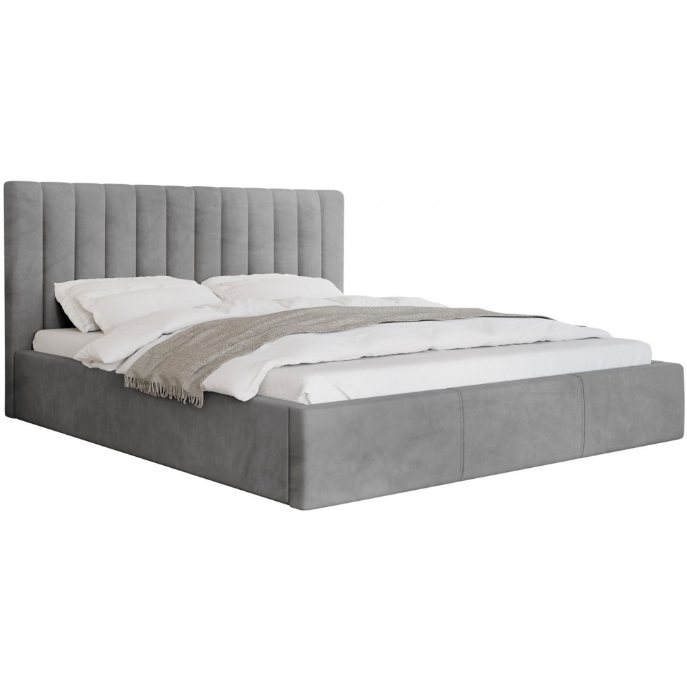 Επενδυμένο κρεβάτι Cosmos-Gkri-200 x 200