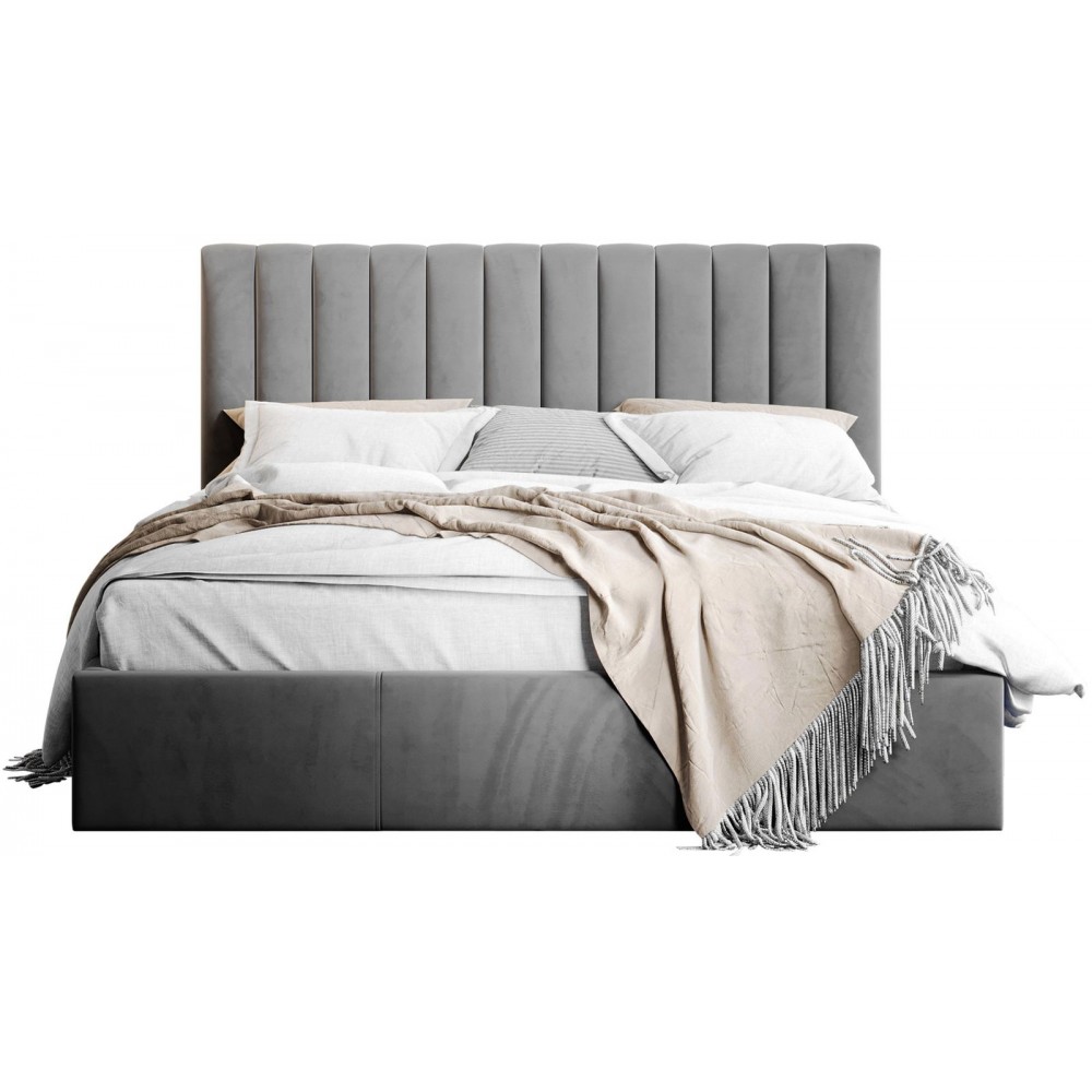 Επενδυμένο κρεβάτι Cosmos-Gkri-200 x 200