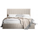 Επενδυμένο κρεβάτι Cosmos-Ekrou-200 x 200