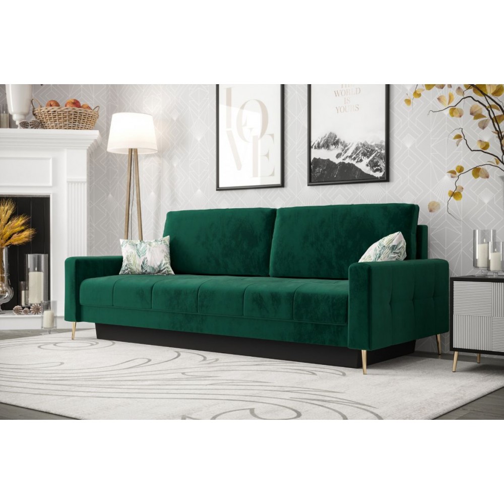 Καναπές - κρεβάτι Sopi-Prasino 220x104x95