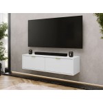 Έπιπλο τηλεόρασης Queen-Leuko-Μήκος: 140 εκ.