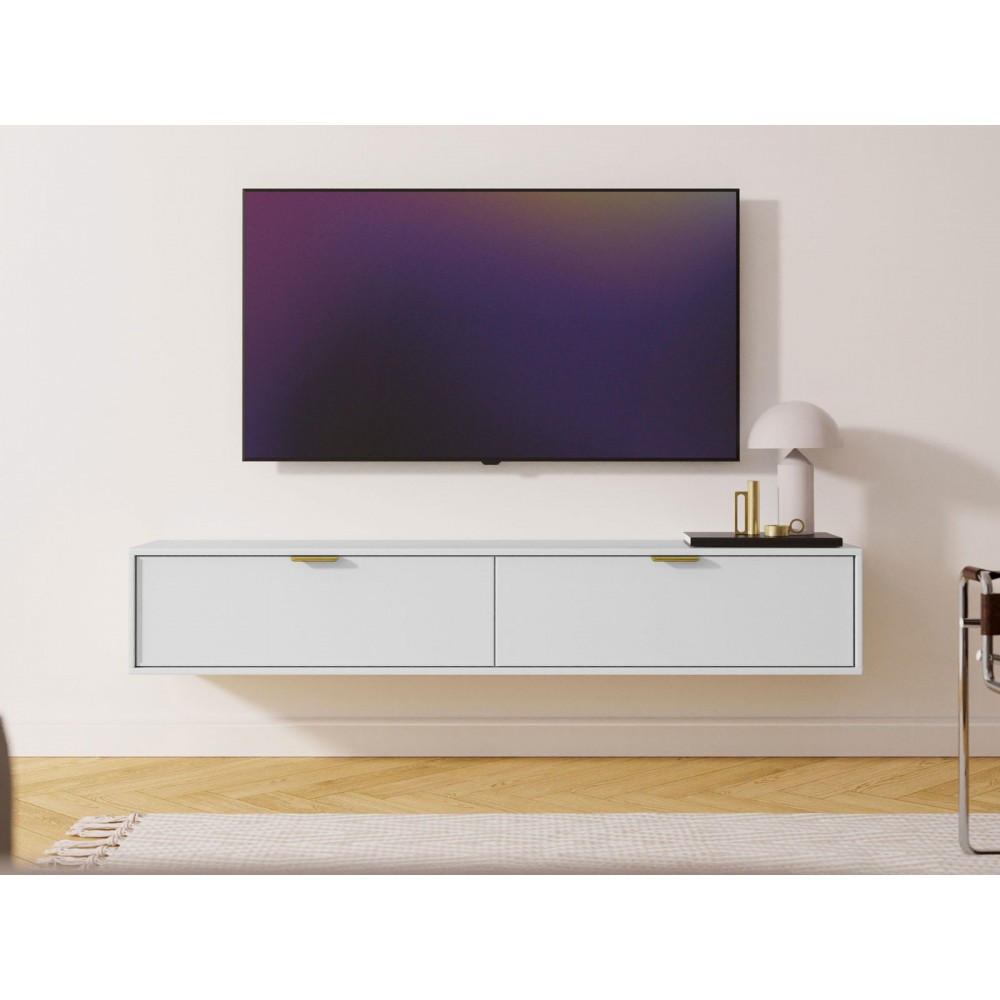 Έπιπλο τηλεόρασης Queen-Leuko-Μήκος: 175 εκ.