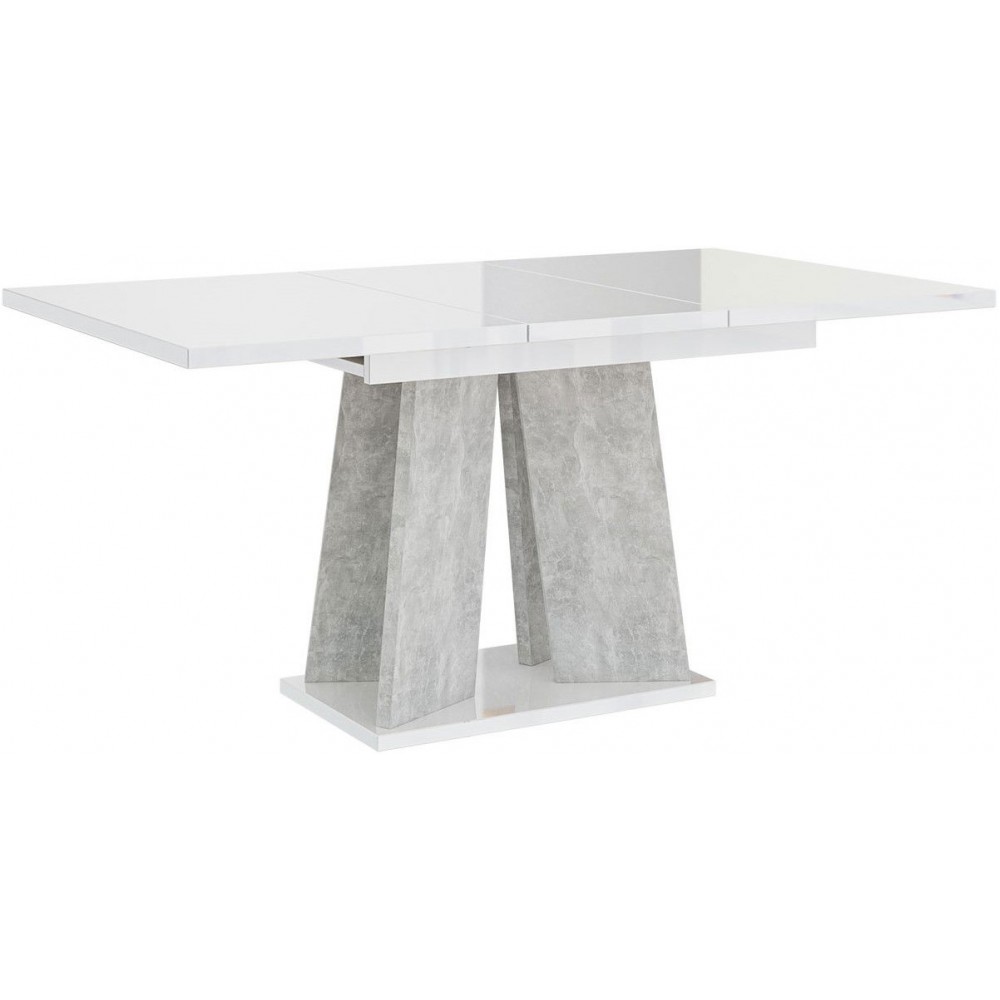 Τραπέζι Mufo επεκτεινόμενο -leuko gualistero - concrete