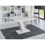 Τραπέζι Viney επεκτεινόμενο-leuko gualistero - concrete