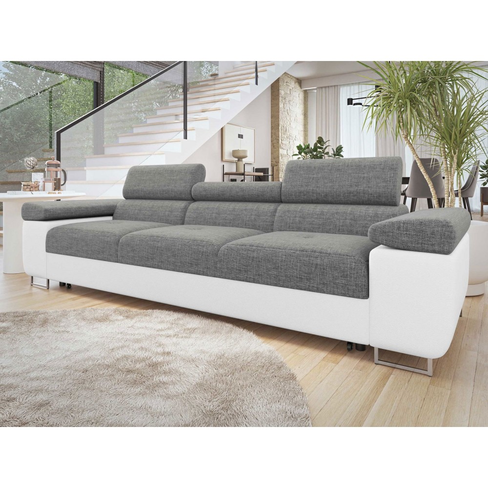 Καναπές Torezio τριθέσιος-Gkri-Leuko