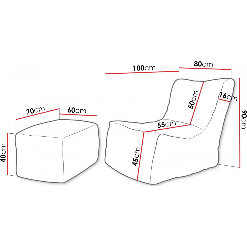 Σετ πολυθρόνας Rest Easy-Mpez